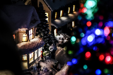 Snowy Christmas Village