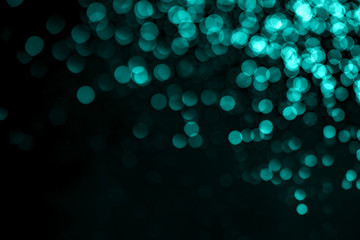 Bright mint glitter raster festive background. Abstract shimmering circles decorative backdrop....