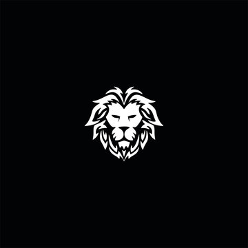 lion logo design vector template