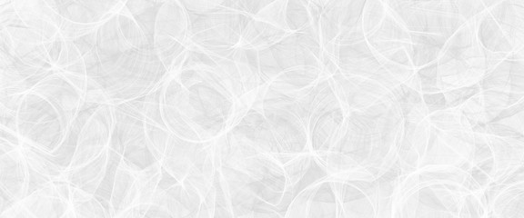 Abstract modern white background pattern with texture and faint detailed circle swirl pattern