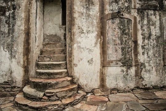 Baroque House Entrance From Colonial Brazil Era