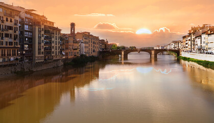 Fototapeta premium Ponte Alle Grazie, Florence