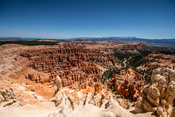 Overview on the Hoodoos in Bryce Canyon National Park