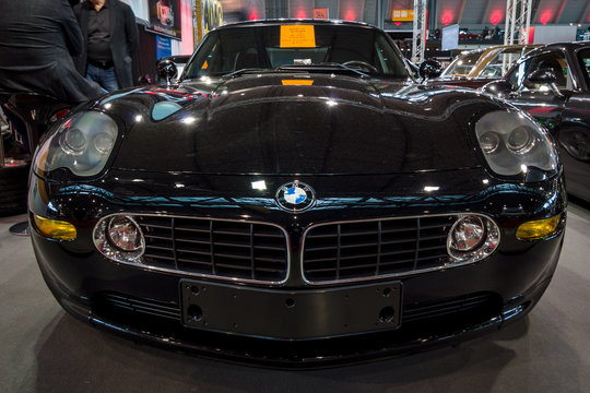 STUTTGART, GERMANY - MARCH 02, 2017: Sports car BMW Z8 Aplina, 2003. Europe's greatest classic car exhibition "RETRO CLASSICS"
