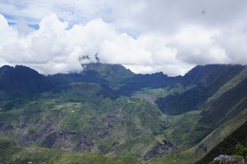 Fototapeta premium la réunion nationalpark cirque de mafate in frankreich