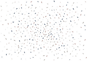 Festive color ribbon confetti background. Abstract frame confetti texture for holiday, postcard, poster, website, carnivals, birthday and children's parties. Cover confetti mock-up. Wedding card