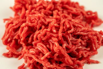 chopped red  mince beef