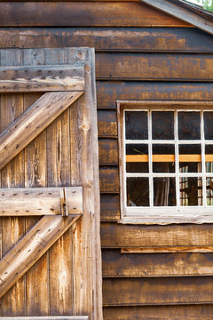 A Wood Door and Window