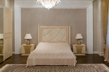 Modern master bedroom interior