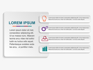 Business infographic template.