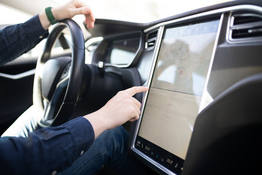Driver using gps