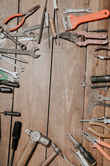 tools for repair knives hammers keys pliers