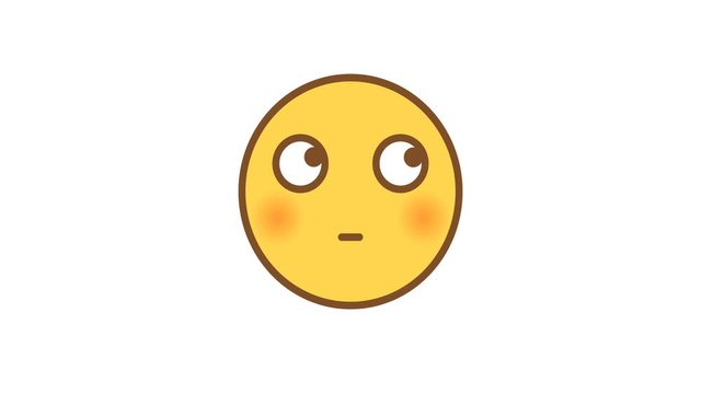 Emoticon perplexity. Animated Emoticons. Alpha channel