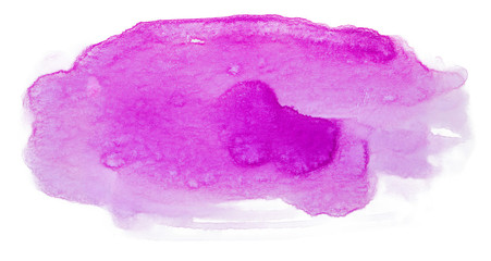 purple stain watercolor background on a white background with a texture of dripped paint