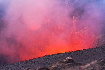 Fototapeta premium Volcano Yasur Eruption, Tanna Island, Vanuatu.
