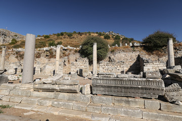 Fototapeta na wymiar Ephesus Ancient City, Izmir, Turkey