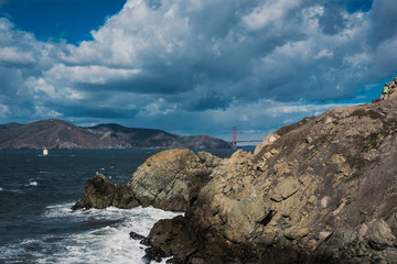 rocks and sea, san francisco