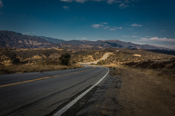 road in mountains