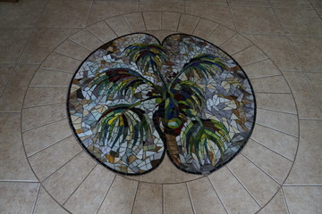 Mosaik auf Seychellen 