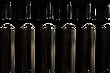 Dark Brown Empty Wine Bottles