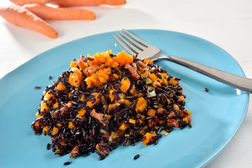 Riso venere con carote © barbamauro