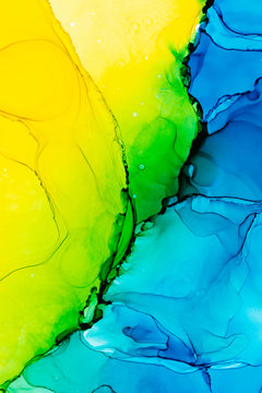 Abstract background made with alcohol ink