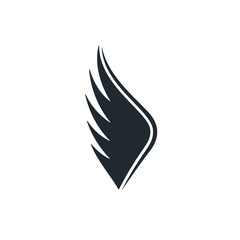 Simple wing icon