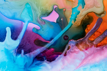 Liquid color waves background