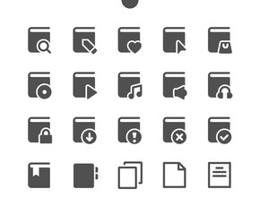 Reading v2 UI Pixel Perfect Well-crafted Vector Solid Icons 48x48 Ready for 24x24 Grid for Web Graphics and Apps. Simple Minimal Pictogram