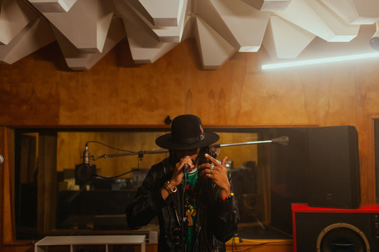 In the studio