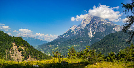 View of Mount Antelao, Belluno - Italy