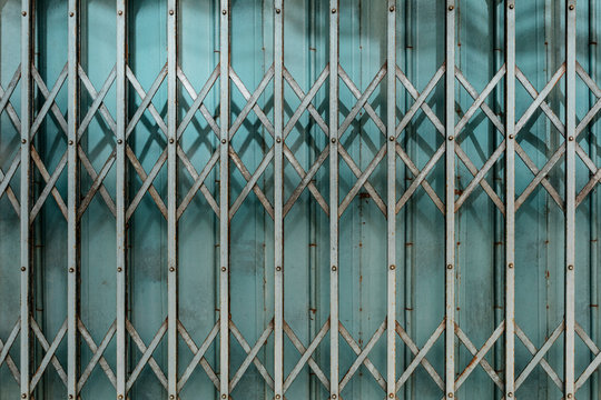 Blue gate background