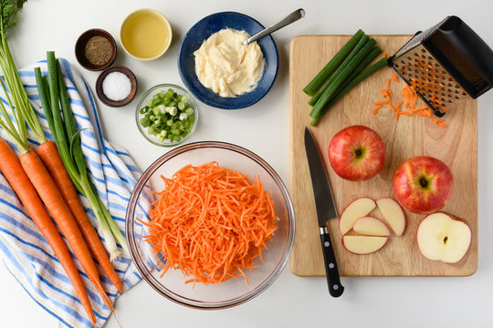 Ingredients for Apple Carrot Salad