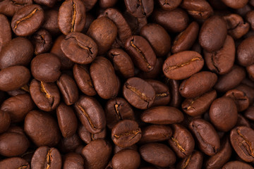 roasted coffee beans, can be used as background