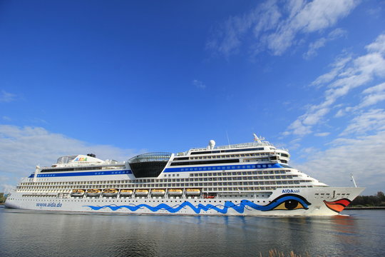 Velsen, the Netherlands -April 19th, 2017:   Aida Sol
