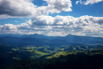 Fototapeta premium Carpathian mountains landscape in summer