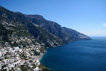 Fototapeta na wymiar Beautiful Positano - scenic Amalfi coast. Italy