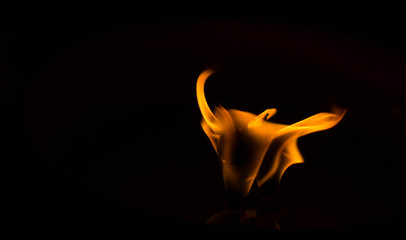 Beautiful Fire in the dark