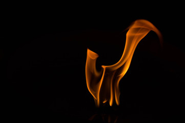 Beautiful Fire in the dark
