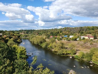Fototapeta na wymiar river in the province