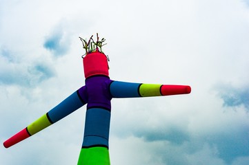 Bright advertising inflatable mannequin 