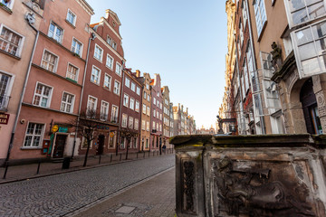 Old houses along Mariacka Street in Gdansk, Poland - Europe