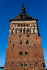 Fototapeta na wymiar Medieval Prison Tower in Gdansk, Poland