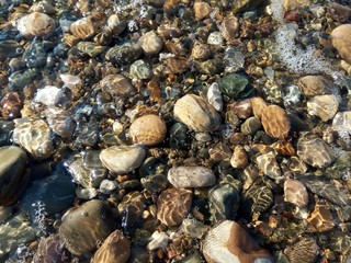 pebbles on the beach
