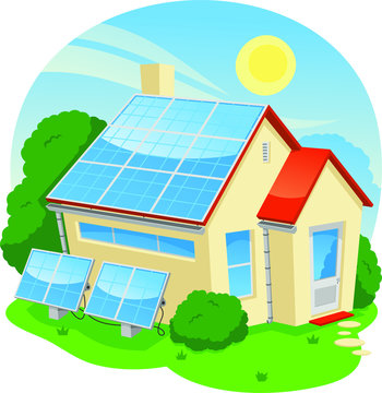 solar powered house