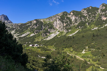 Fototapeta na wymiar Malyoviska river Valley at Rila Mountain, Bulgaria
