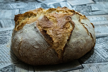 Pan de Masa madre Levain, trigo y centeno