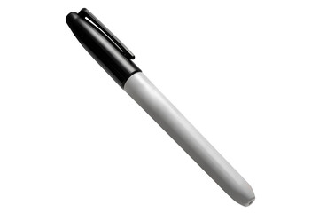 Black Permanent Marker - White Background