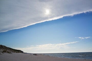 Baltic sea, Poland near Stilo and Kopalino, 20 km from Leba,