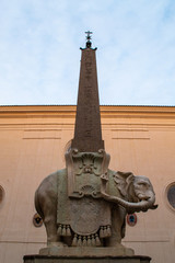 Elephant and Obelisk in Rome, Italy